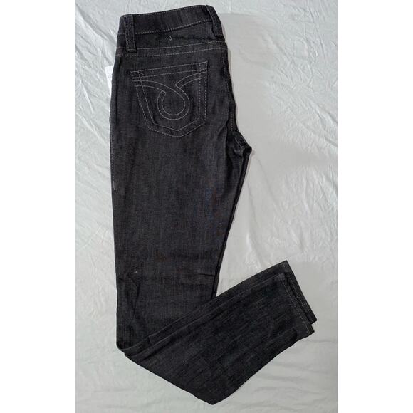 Big Star Purple Stitched 5-Pocket Lightweight Stretch Denim Skinny Jeans. 27R. - Picture 1 of 8